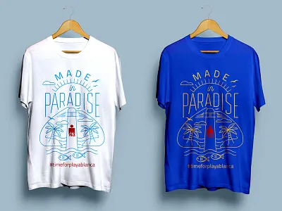 IRONMAN 70.3 t-shirt - unused proposal 2 beach brand fish illustration island lanzarote lettering lighthouse logo palmtree paradise sun tshirt tshirtdesign typography