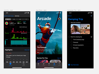 iOS13 GUI KIT In Progress adobexd design figma gui invision ios iphonekit sketch ui wireframe xd