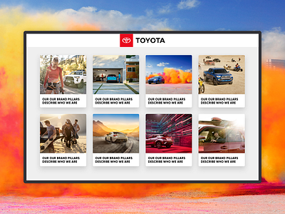 Multimedia Portal for Image Galleries & Videos design ui uidesign visual design