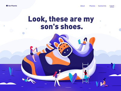 Lovely shoes illustration