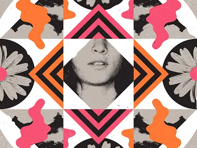 The National clouds daisy gigposter