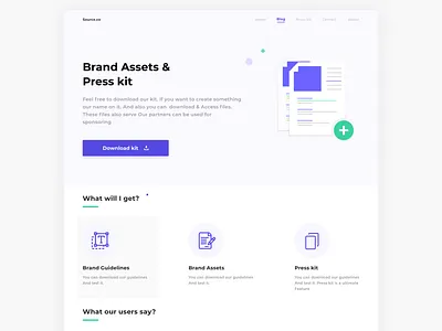 DailyUI 051 - Press page adobe xd android app branding dailyui design dribbble flat illustration interaction ios minimal press design press illustration press kit press page typography ui ui ux design uidesignpatterns ux