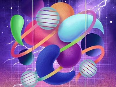 N E X U S art direction design digital art illustration precreateapp procreate