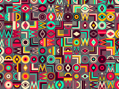 'Cuzco' Pattern aztec digital art estampa generative geometric geometry illustration pattern pattern design repeating vector