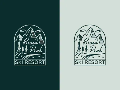 Daily Logo Challenge 08 - Ski Mountain badge brand branding dailylogo dailylogochallenge design identity illustration illustrator logo logotype nature outdoor retro script ski type typography vector