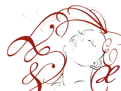 Illustrated with type font illustration poetry type type art typogaphy typography art