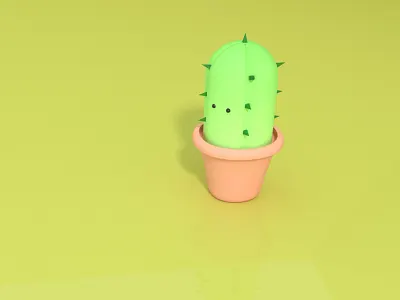 Cactus art º arte 3d cinema4d diseño ilustración