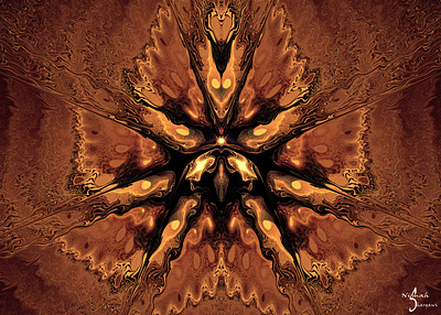 Desert Scorpion abstract abstract art bold contemporary contemporary art design ethereal expression expressionism fine art fine arts fractal fractals illustration inspirational inspired surreal visionary