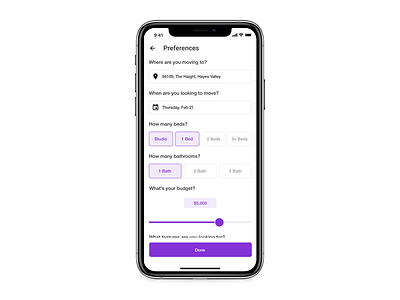 Choose your Preferences action sheet drawer filters preferences sheet slider ui uidesign