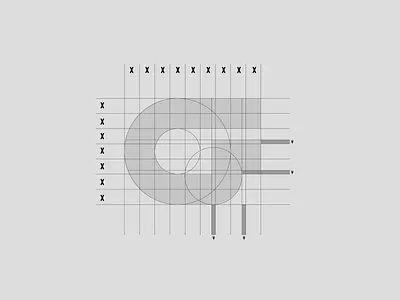 Griffith Bros Logo Grid branding grid illustration logo