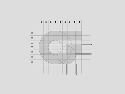 Griffith Bros Logo Grid branding grid illustration logo