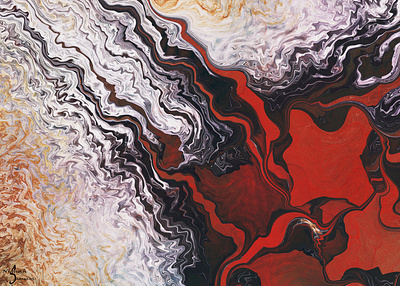Magma abstract abstract art bold contemporary contemporary art design ethereal expression expressionism fine art fine arts fractal fractals illustration inspirational inspired surreal visionary