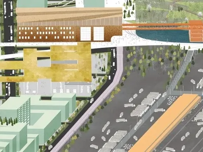 Bermanism - West Berm design illustration research urban design