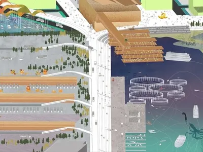 Bermanism - South Berm design illustration research urban design