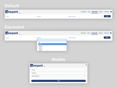Xvoyant Hierarchy Ui design ui ux xvoyant