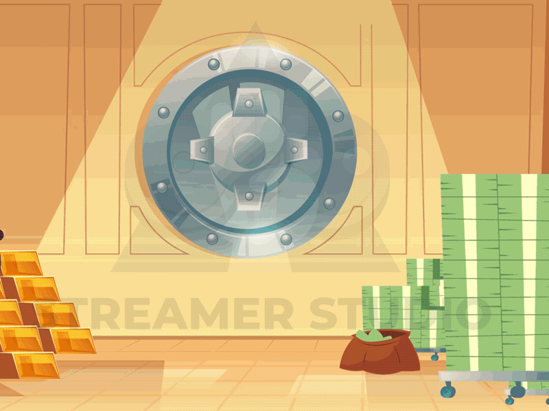 Robber Potato! animation animation 2d animation after effects animation character illustration twitch twitch alert twitch customized twitch logo twitch.tv