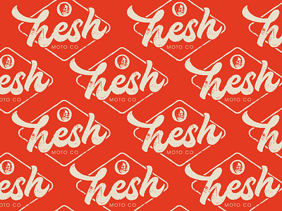 Hesh Badge badge design distressed graphic design motorcycle texture vector