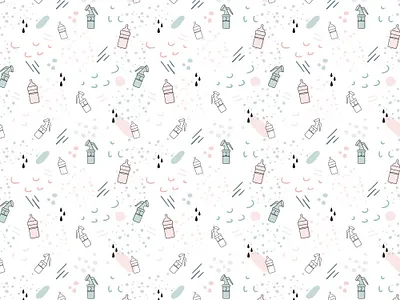 Milkbar Breastpumps Pattern Design abstract brand assets brand design branding design graphic design hand drawn illustration illustration design illustrator logo logo designer pattern pattern a day pattern design patterns vector