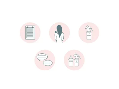Instagram Highlight Icons for Milkbar Breastpumps brand assets brand design branding design graphic design hand drawn icon icon design icons iconset illustration illustration design illustrator instagram story logo logo designer pattern pattern a day pattern design vector