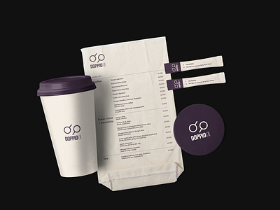 doppio kaffe / stationery brand identity coffee coffee cup coffee shop doppio kaffe minimal sugar vietnam