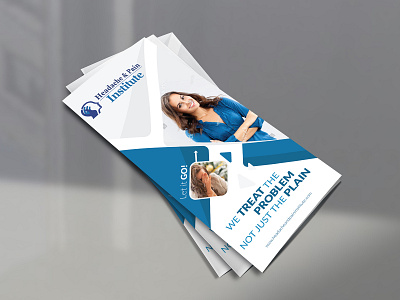 Headache & Pain institute Brochure Design advertise advertisement brochure brochure design brochure layout brochure mockup brochure template design