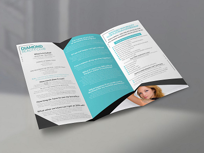 Skin Care Clinic Brochure Design advertise advertisement brochure brochure design brochure layout brochure mockup brochure template design