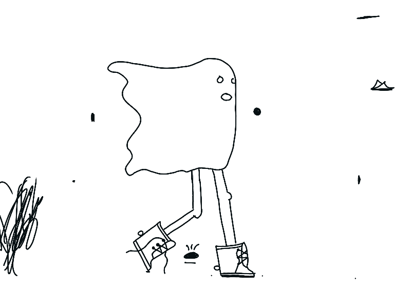 a walk through the apocalypse gif procreate walk cycle walkcycle