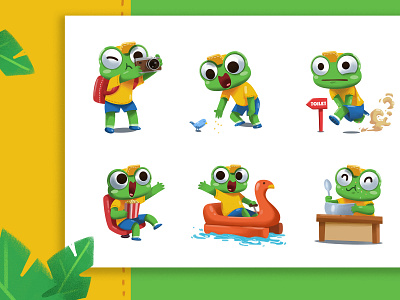 Dura character design design illustration layout
