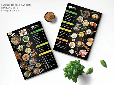 Restaurant menu design logo menu design print design