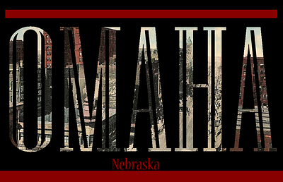 Omaha Cards design graphic design illustration typography vector