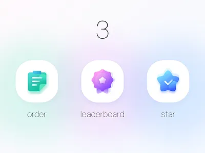 sweet icons with various gradient colours entry design icon design icons sketch ui ux
