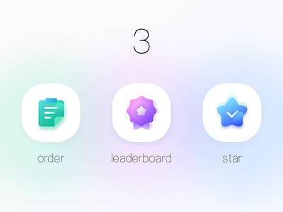 sweet icons with various gradient colours entry design icon design icons sketch ui ux