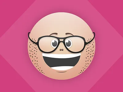 New glasses. avatar black bold glasses illustration illustrator me pinos vector