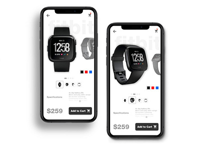 Shopping cart Application Design Concept design shopping app ui ux