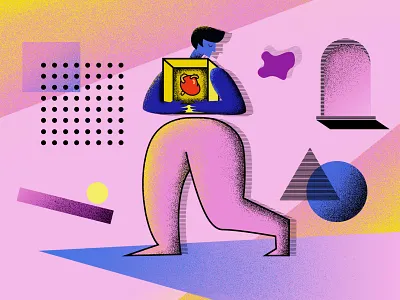 My Warm Bleeding Heart design heart illustration