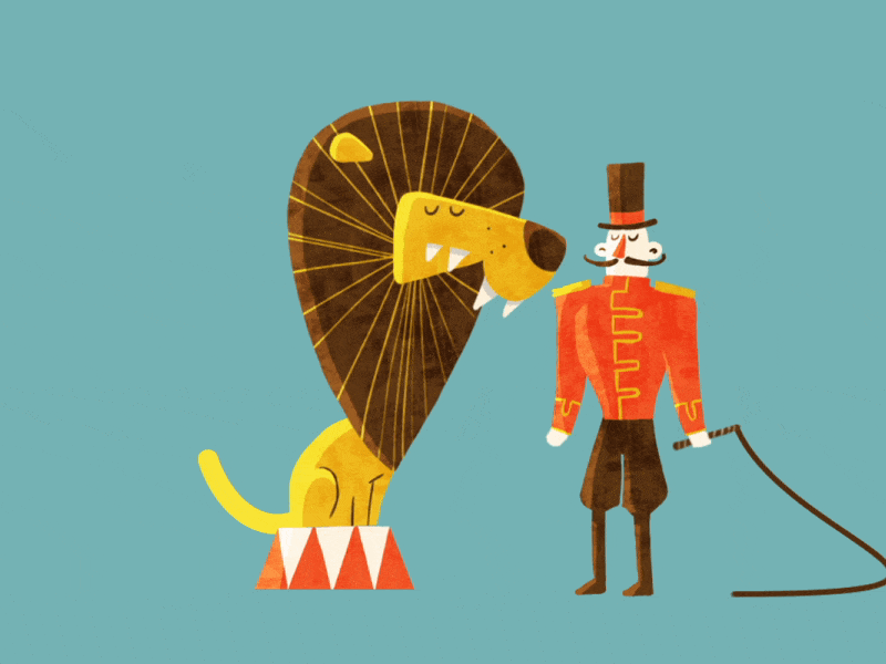 Ring Ring circus dompteur lion ring ring ring trick turn off your phone