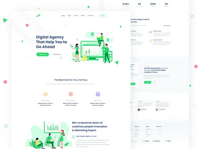 Digital Agency 2d animation branding crypto debut design digital agency flat graphic design icon illustraion logo minimal sketch template typography ui ux web website