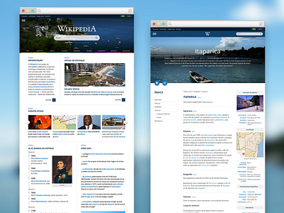Wikipedia Concept ui ux web