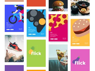 Branding Identity For Food Delivery App blue brand brand book brand identity brand strategy branding delivery design design guide design system desktop documentation guidelines icons illustration minimal poster art simple typography web design