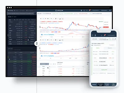 Crypto Exchange — Trading & Mobile UX crypto crypto exchange dashboard defi design system finance ux fintech pro traders product design trading ui ui ux web3
