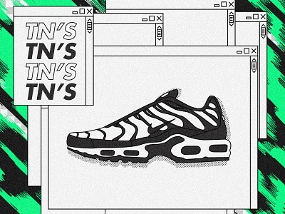 Nike TN. 2d design graphicdesign illustration illustrator nike nike tn sneakers tn vector