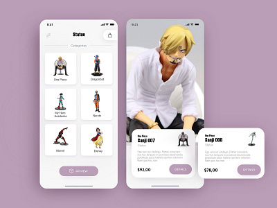 Banpresto Sakura app design disney dragonball ecommerce iphonex manga marvel naruto onepiece sakura
