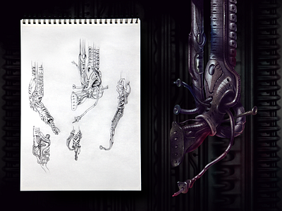 ROBORN animation character design concept concept art design drawing game art game design gamedev giger icon illustration logo robot sketch steampunk ui