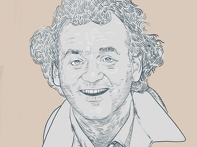 Bill Murray adobesketch illustration portrait