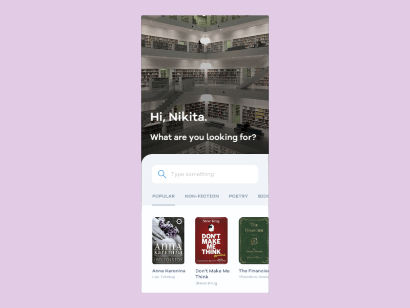 AR Library App Animation (3/3) 2019 animation app app animation ar augmented reality book books bookshop design july library mobile navigation search ui ui design web design