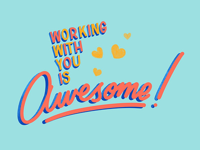 Work lettering lettering artist