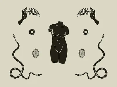 Aphrodite ancient greece ancient rome aphrodite branding design graphic design illustration logo