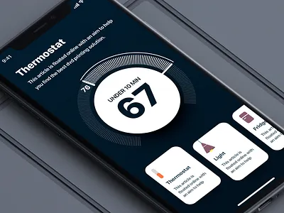 Smart Home app cards cover finance home homekit illustration ios iphone logo profile smart smarthome ui vector