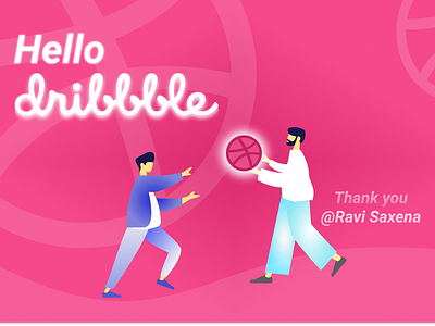 Hello Dribbble color colors design hello dribble hellodribbble illustration ui web