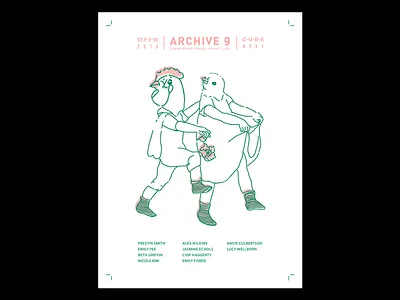 Archive art branding chicken clean design flat flatdesign graphic design graphics illustration illustrator minimal photoshop poster printdesign school typogaphy typography visual visualart